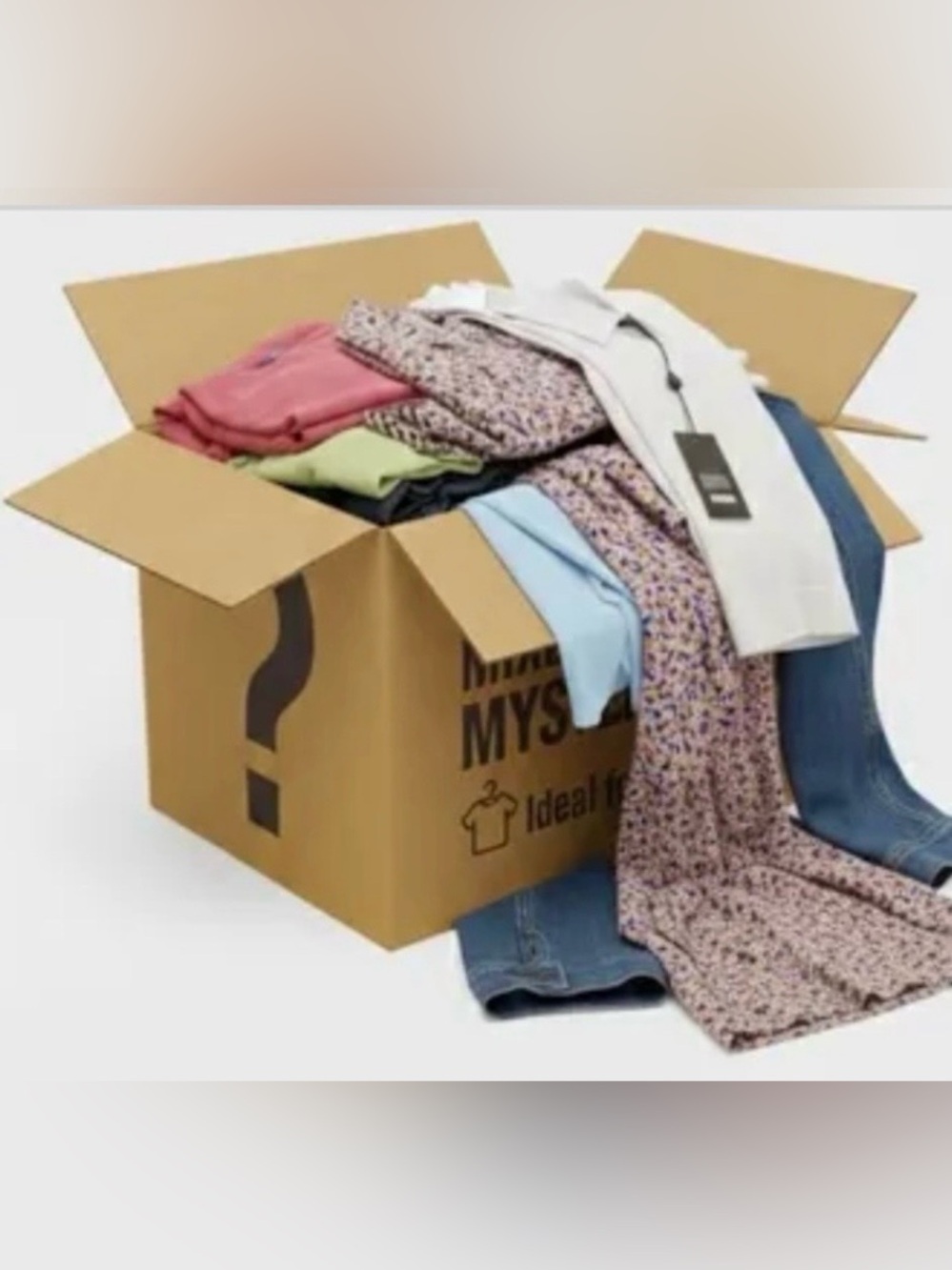 Mystery Box of Mixed Women's Clothing - Pink, Blue, White, Green